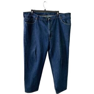 Levis 560 Red Tab Jeans Mens 46x32 Loose Fit Tapered Mid Wash Streetwear Denim